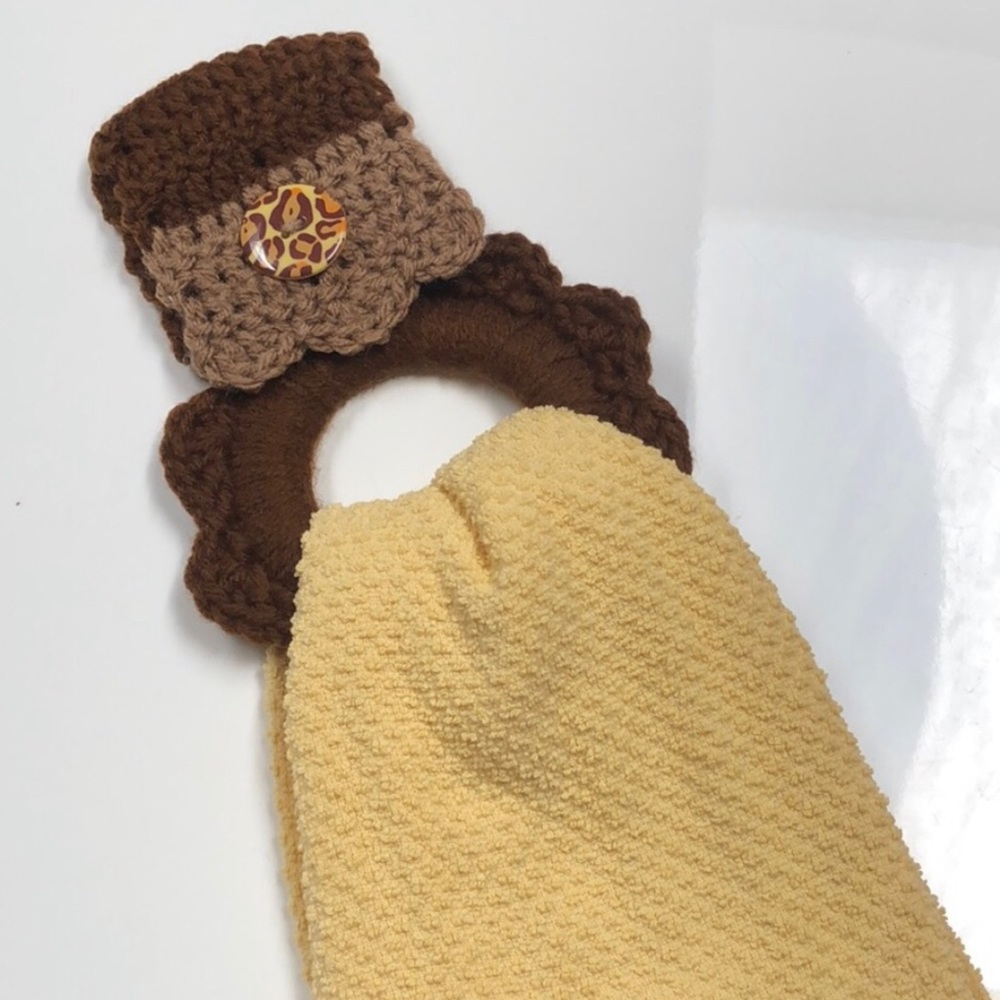 Kitchen towel hanger & cotton kitchen towel